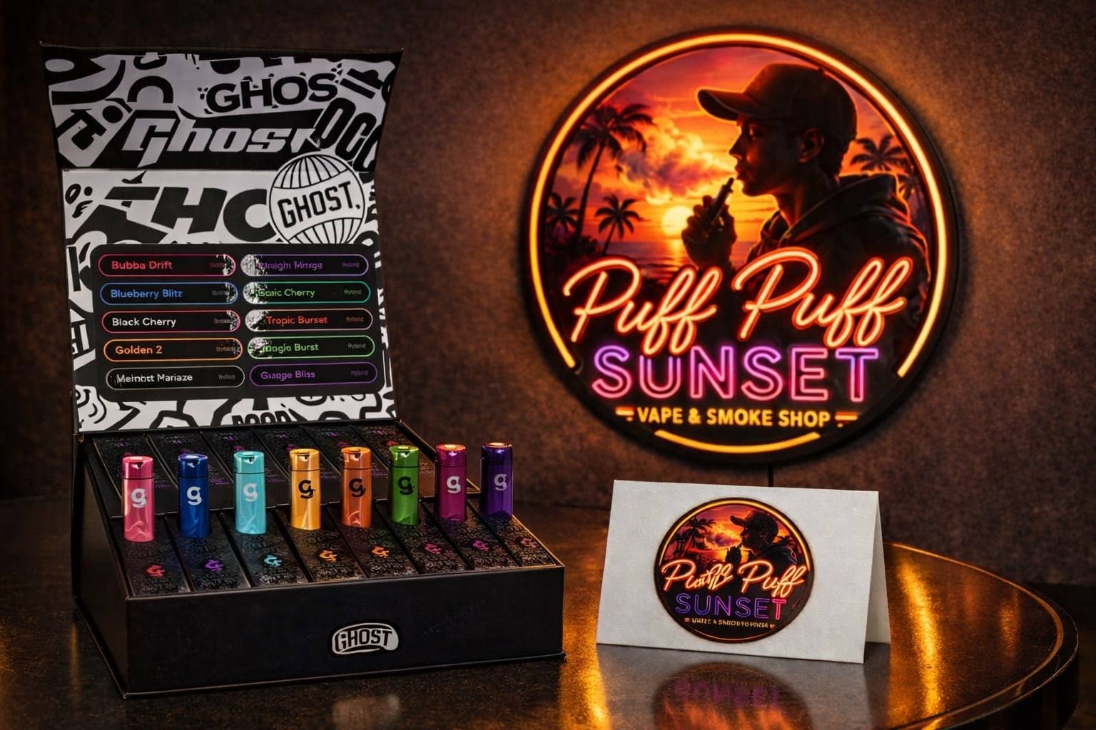 Ghost Vape PuffPuffSunset disposable vape