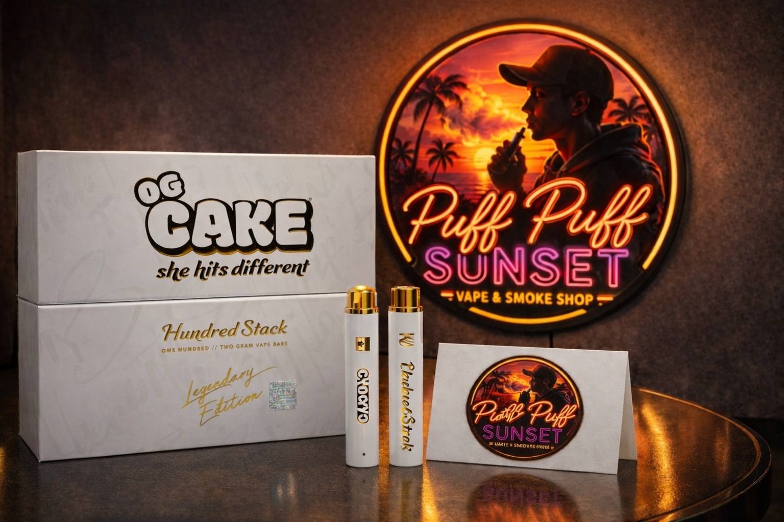 OG Cake Carts Vape PuffPuffSunset