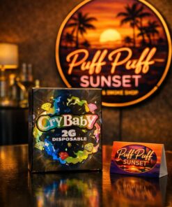 Crybaby 2G Vape PuffPuffSunset disposable vape