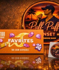 Favorites Vape PuffPuffSunset disposable vape
