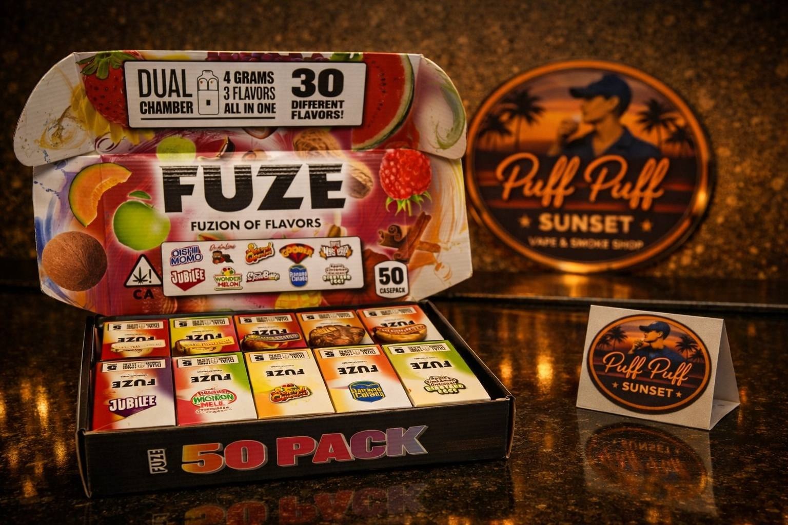Fuze Vape PuffPuffSunset disposable vape