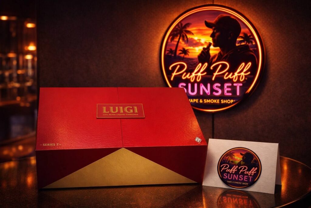 Luigi Vape PuffPuffSunset disposable vape