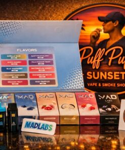 Mad Labs Vape PuffPuffSunset disposable vape