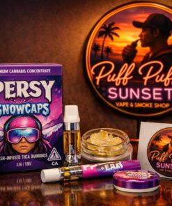 Persy Snowcaps Vape PuffPuffSunset disposable vape