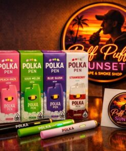 Polka Vape PuffPuffSunset disposable vape