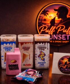 Trippy Tips Vape PuffPuffSunset disposable vape